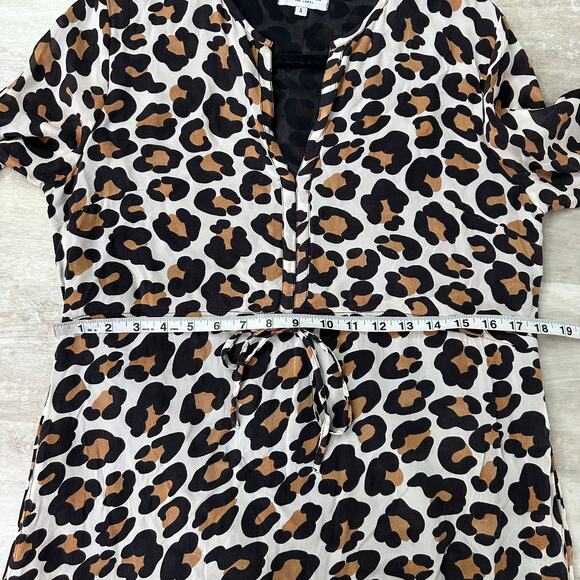 Olivia James the Label Lydia Dress in leopard cheetah animal print - Picture 7 of 9